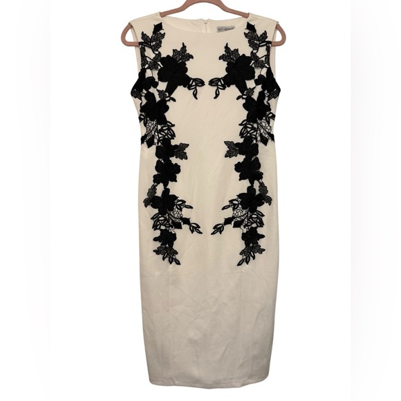 Nina Leonard Sleeveless High Tech Crepe Dress - Picture 2 of 8